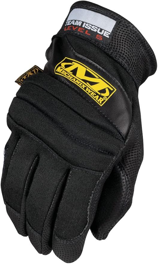 Mechanix Wear CarbonX Level 5 Fire Protection Gloves - Genuine Leather Extreme Heat & Flame Resistant Gloves - Heavy Duty High Temperature Resistance - Large - Black