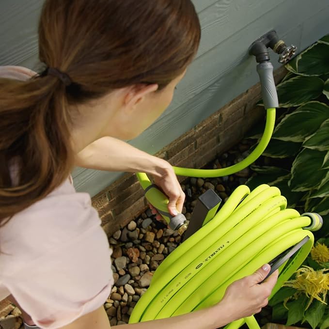 Flexzilla Garden Hose with SwivelGrip, 5/8 in. x 75 ft., Lightweight All-Weather Water Hose, Durable and Flexible, Leak-Free Connections