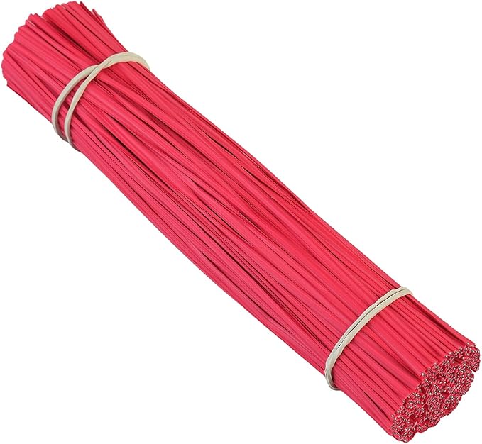 Tangyinrd 300 Pcs 6 inch Red Plastic Twist Ties, Cable Ties, for Bags, Gardening Tools