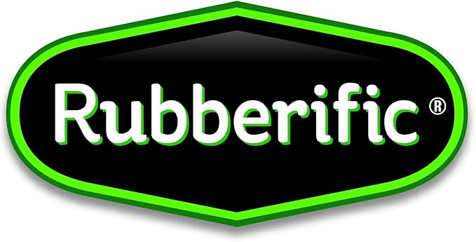 Rubberific Premium Shredded Rubber Mulch for Gardens, Lawns, and Landscaping | Long Lasting Color | Looks Like Natural Wood Mulch (75 CU. FT. - 1,350 LBS, Black)