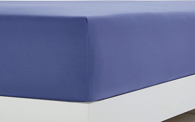 Clara Clark Bed Sheets, Premier 1800 Series 4 Piece Bed Sheet Set, Deep Pocket, Wrinkle, Fade, Stain Resistant, Luxury Soft Bedding Sheets & Pillowcases, California King, Steel Blue