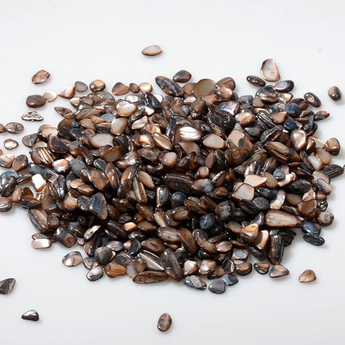 QICQDRAM Crushed Shells for Crafts About 2LB (900g/31.74oz) Small Natural Crushed Shells Bulk for Crafts DIY Beaching Wedding Decoration Vase Fillers