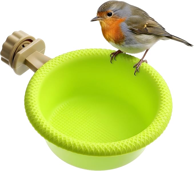 Bird Bath for Cage Multi-Function Small Tub Bowl for Hang Inside Cage Birdbath Shower Cages Parrot Supplies Bathing Tub for Parrot/Parakeets/Cockatiels/Canary/Budgerigar