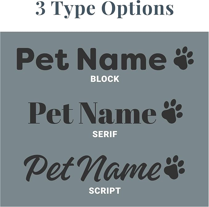 Let's Make Memories Personalized Dog or Cat Memorial Garden Stone - Forever Remembered- Script Font