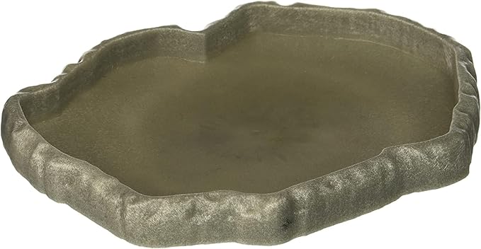 Zoo Med Reptile Rock Food Dish, Large, Colors May Vary