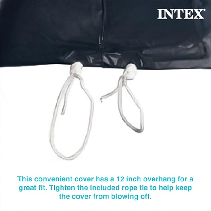 Intex 15' x 33" Easy Set Inflatable Ring Top Round Above Ground Swimming Pool with Cover and Krystal Clear Cartridge Filter Pump