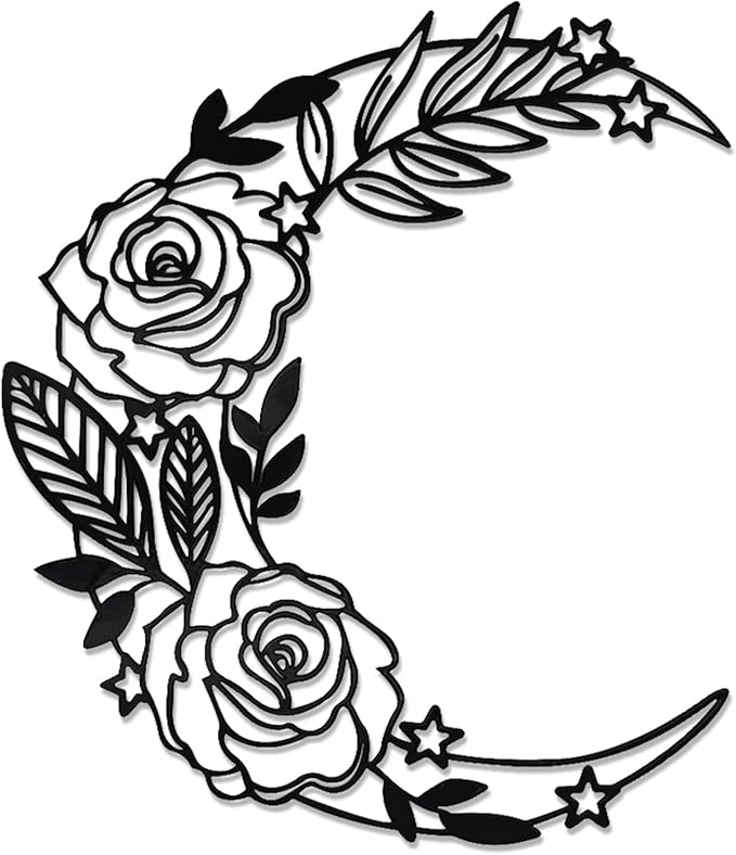 EZ4ENCE Decoration Wall Art Boho Wall Home Decor Hanging Appearance Wall Decor Metal Wall Hanging Decor