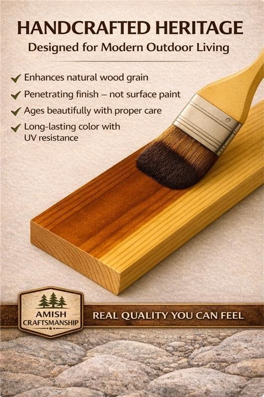 4 FT MAHOGANY Amish Made Garden Bridge with DOUBLE RAILS for Walkway, Backyard Pond & Landscaping, Outdoor Wooden Footbridge for Koi Pond, Japanese Style Decorative Bridge, Made in USA