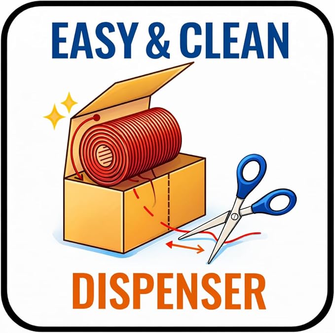 9-Ply Black Waxed Lacing Cord Twine with Dispenser Box 160 Lbs Tensile Strength (1-Roll) 500 Feet Spool 100% Polyester Cable Tie Down USA Made