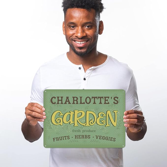 Custom Garden Signs, Holiday Season, Personalized Sign for Garden Decor Sign, 10x14 Inches, Rust Free .040 Aluminum, Fade Resistant, Made in USA by Sigo Signs