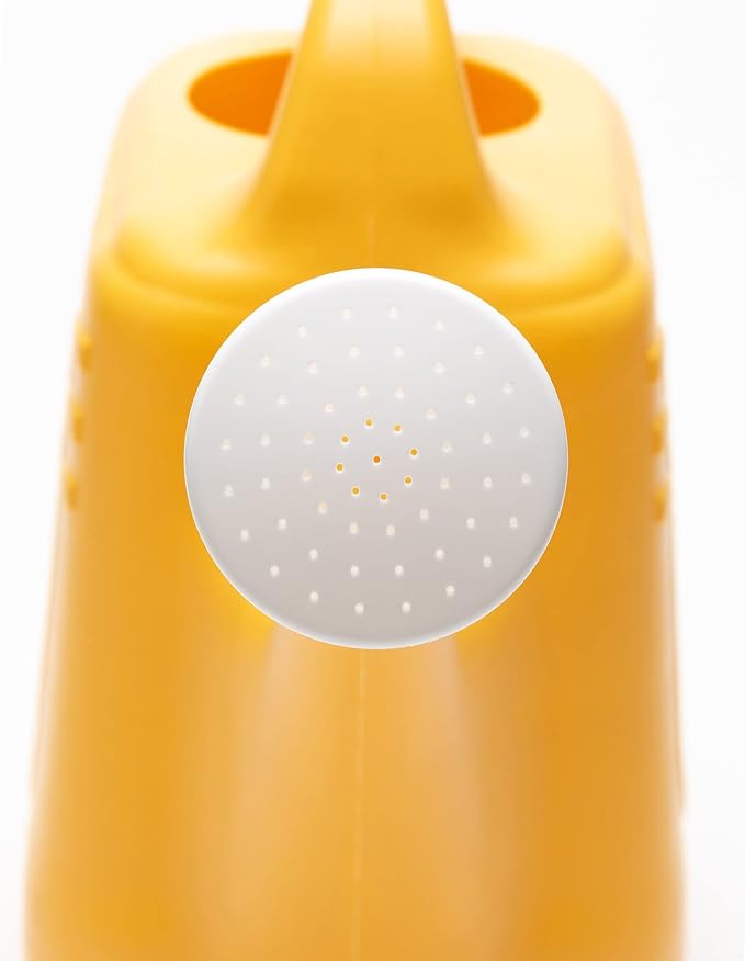 Bloem Classic Watering Can: 2 Gallon Capacity - Earthy Yellow - Durable Resin, Removable Nozzle Spout, Easy to Handle, Wide Mouth, for Indoor and Outdoor Use, Gardening