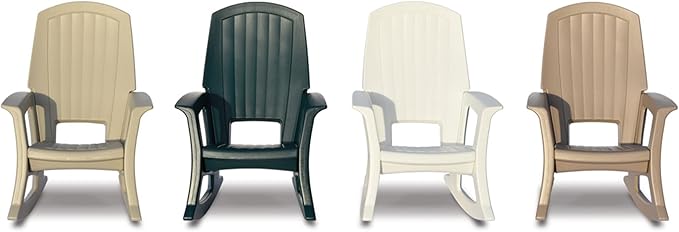 Semco Rockaway Heavy Duty All-Weather Outdoor Rocking Chair Plastics - Sand Tan