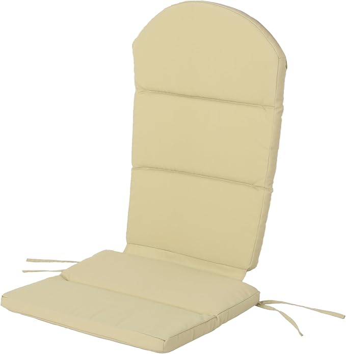 Christopher Knight Home Terry Outdoor Water-Resistant Adirondack Chair Cushions (Set of 4), Khaki, 4 Count (Pack of 1)