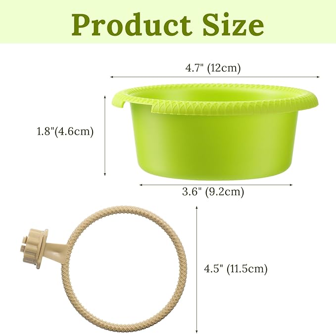 Bird Bath for Cage Multi-Function Small Tub Bowl for Hang Inside Cage Birdbath Shower Cages Parrot Supplies Bathing Tub for Parrot/Parakeets/Cockatiels/Canary/Budgerigar