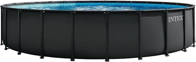 INTEX Ultra XTR Deluxe Round Above Ground Swimming Pool Set: 26ft x 52in - Includes Krystal Clear Cartridge Filter Pump - Easy to Assemble, 26345ST