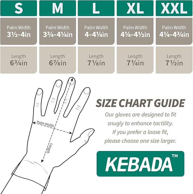 Kebada T1 3 Pairs Waterproof Winter Work Gloves for Men and Women, Warm Work Gloves for Cold Weather, Thermal Insulated Freezer Gloves, 100% Latex Coating & Super Grip, Unisex, Small