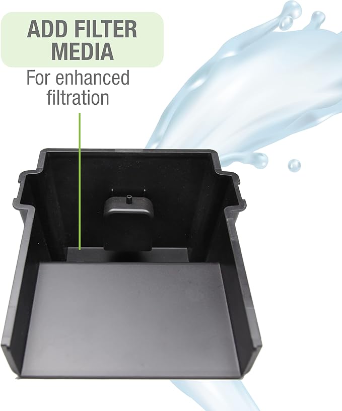 Pond boss Waterfall Spillway, 8 inch Wide Weir, Waterfall Box, Smooth Flow, Durable Construction, Easy to Install, Great for Waterfalls, Pondless Water Features and Streams