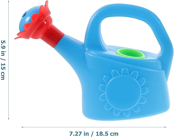 NUOBESTY Chicken Watering can Toys for Kids Bath and Outdoor Play Early Educational Watering Pot for Home and School 2-Pack Small Plastic Water Sprinkler can