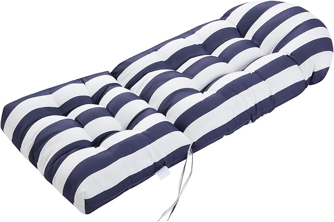 Enipate Weather Resistant Adirondack Chair Cushions High Back Indoor Outdoor Patio Tufted Lounge Cushion Seat Pads