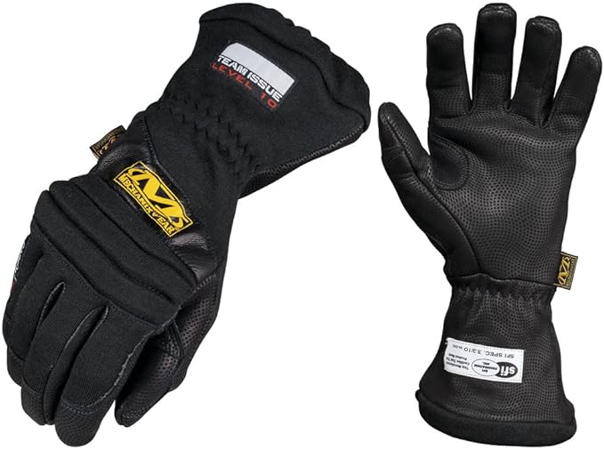 Mechanix Wear CarbonX Level 10 Fire Protection Gloves - Genuine Leather Extreme Heat & Flame Resistant Gloves - Heavy Duty High Temperature Resistance - X-Large - Black