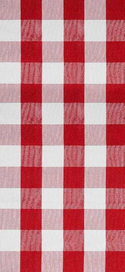 MUBIN Red White Plaid Plaid Rug 2x4 ft Outdoor Buffalo Checked Rug Halloween Christmas Decor Cotton Reversible Hand-Woven Indoor Washable Front Porch Rugs for Layered Front Door Mats