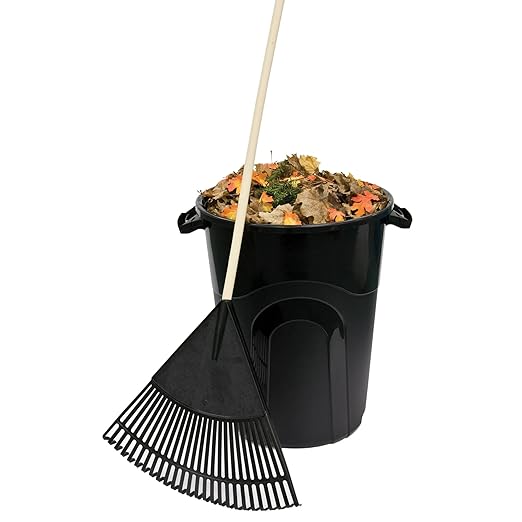32 Gallon Trash Can with Click Lock Lid, Heavy-Duty Injection Molded Plastic Wastebasket, Large Garbage Bin for Kitchen, Outdoor, Commercial Use