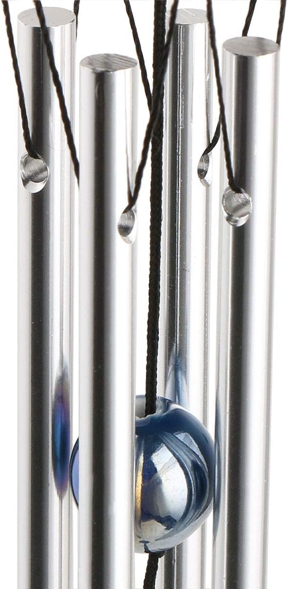 Wind Chimes, Creative Design 2 Pack Beautiful Garden Chimes, Portable Metal Wind Chimes for Home Garden Decoration, Small Size