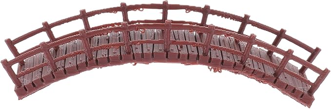 LOGOFUN Miniature Arch Bridge Mini Bonsai Figurine Tiny Plastic Chinese Bridge Model for DIY Craft Micro Landscape Plant Pot Decoration - 3.5 * 1.1in