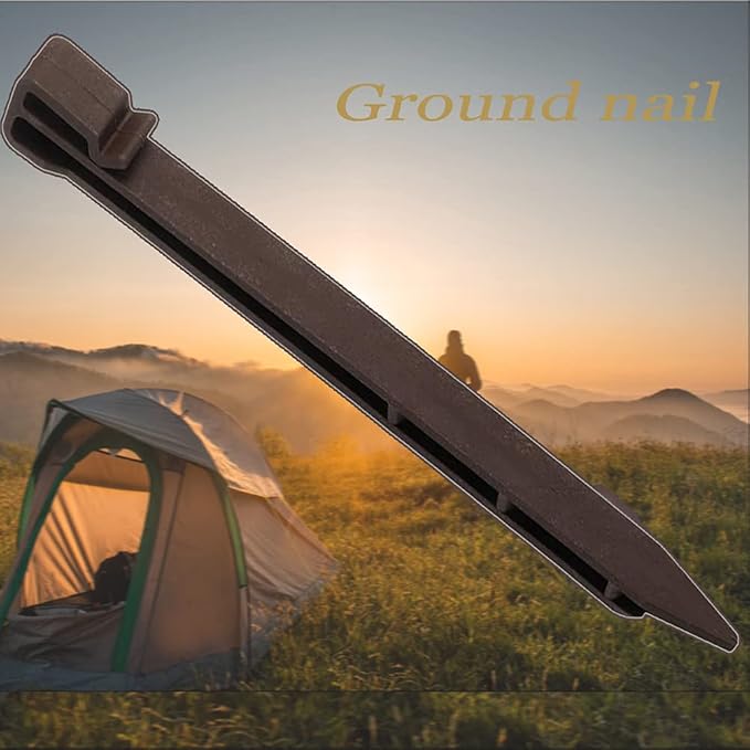 10 Inch Christmas Inflatable Plastic Stakes, 8 PCS Landscape Anchoring Stakes Edging Spikes Ground Tent Stakes for Christmas Holiday Inflatables Garden Decorations