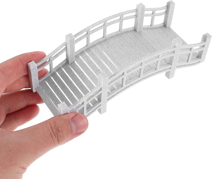 Miniature Arch Bridge: Vintage Fairy Garden Figurine for Terrariums Bonsai Dollhouses & DIY Sand Tables, Inspire Creativity & Serenity