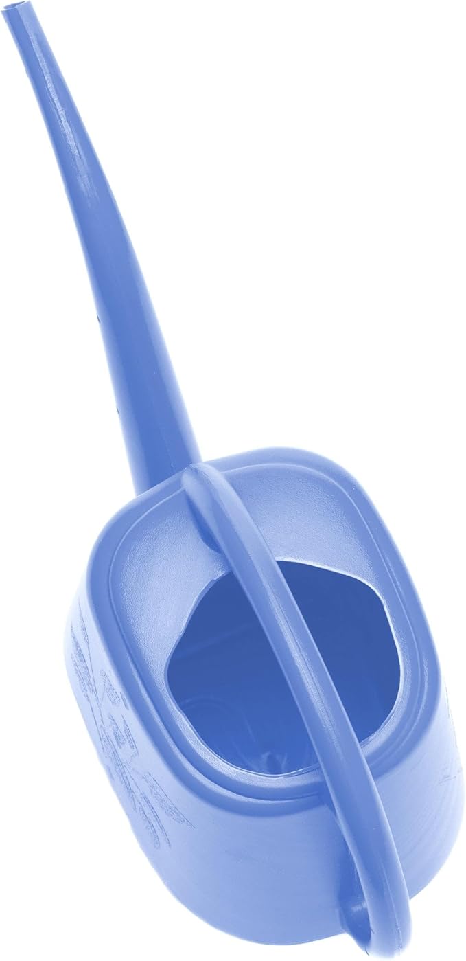 Bloem Aqua Rite 1.1 Gallon (144 Fl Oz) Peri-Blue Resin Watering Can for Indoor and Outdoor Use