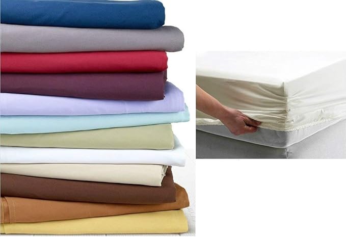 Clara Clark Super Soft King Size Fitted Sheet - Wrinkle, Fade, Stain Resistant - Charcoal Gray (Pack of 2)