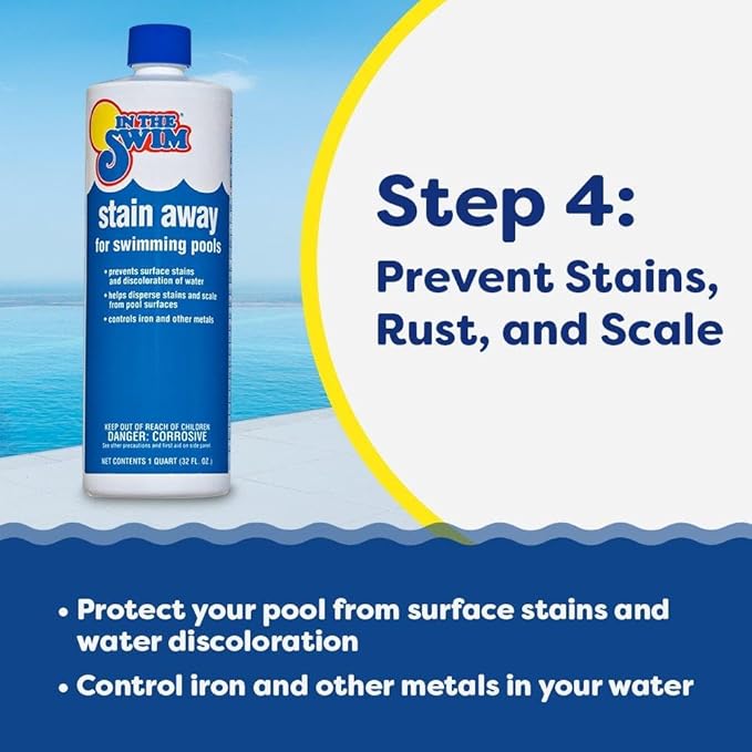 In The Swim Pool Basic Opening Chemical Start Up Kit and Spring Pill - Above Ground and In-Ground Swimming Pools - Up to 7,500