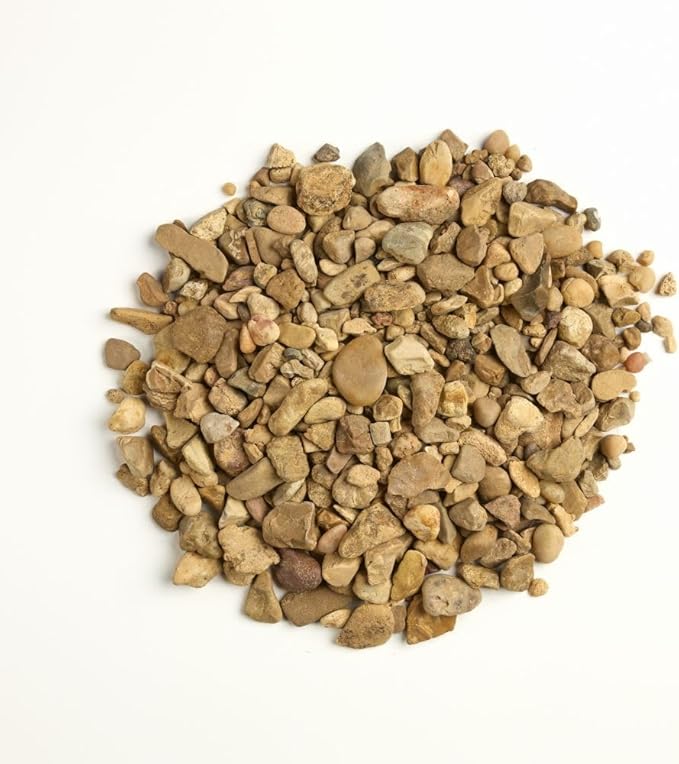 32 oz Jug of Multicolor Tan Pea Gravel, ⅛ - ½ inch Size, for Indoor Outdoor Decor, vase Filler, Candles, Art, Crafts, Aquariums, Fairy Gardens, planters, tablescapes, terrariums