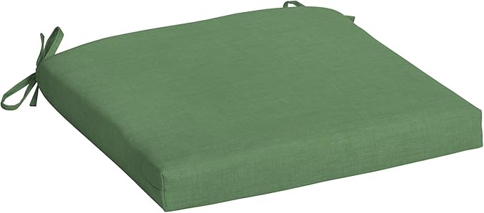 Arden Indoor/Outdoor Seat Or Rocking Chair Cushion, 19 x 18, Water Repellent, Rain Proof, Fade Resistant Cushion for Rocking Or Dining Chairs Bright Moss Green Leala