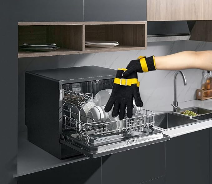 Schwer ANSI A9 Cut Resistant Glove, Food Grade Stainless Steel Wire Mesh, Knife Cutting Gloves, Butcher Meat, Slicing, Oyster Shucking, Fish Fillet, XL Size, 1 PC