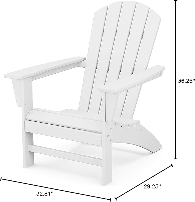 POLYWOOD Nautical Adirondack Chair