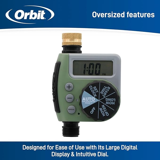 8-Pack Orbit 62056 One Outlet Single-Dial Hose Faucet Timer (Pack of 8)