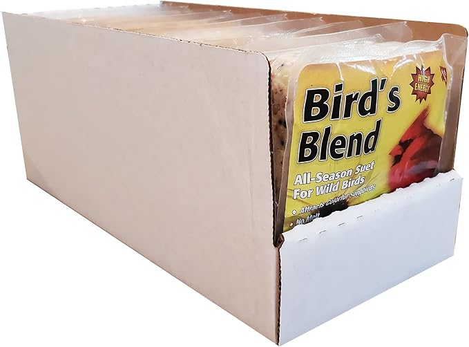 Heath Outdoor Products DD412-10: 11-Ounce High Energy Blend Suet Cake - 10-Pack Case