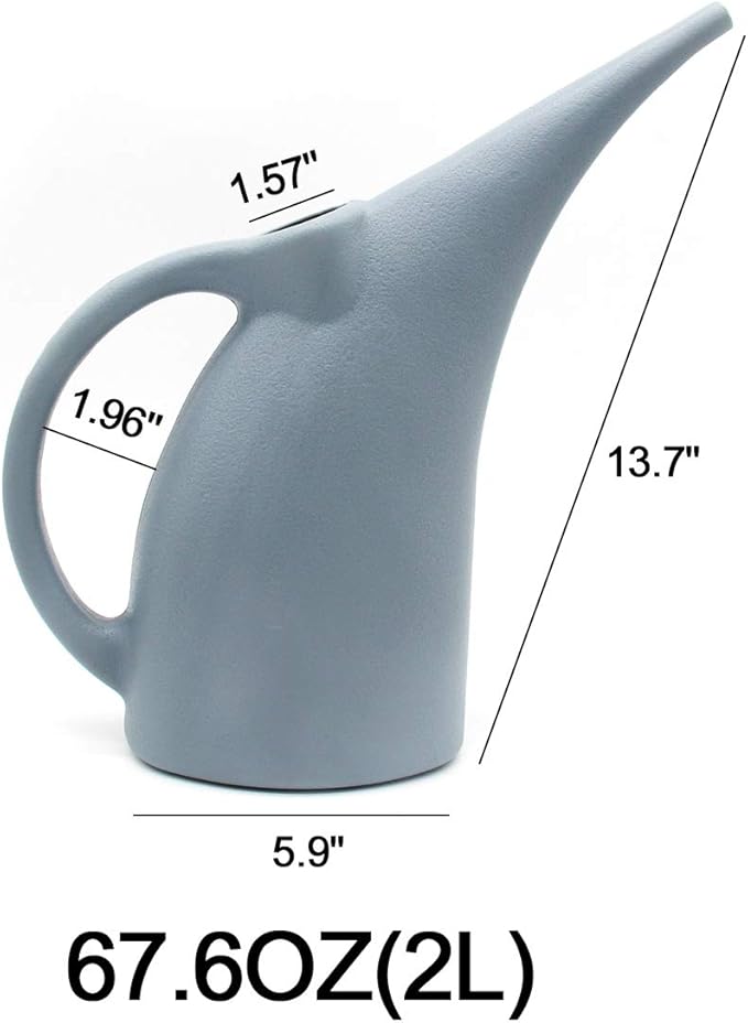 Plant Indoor and Outdoor Watering Can - 1/2 Gallon - Grey