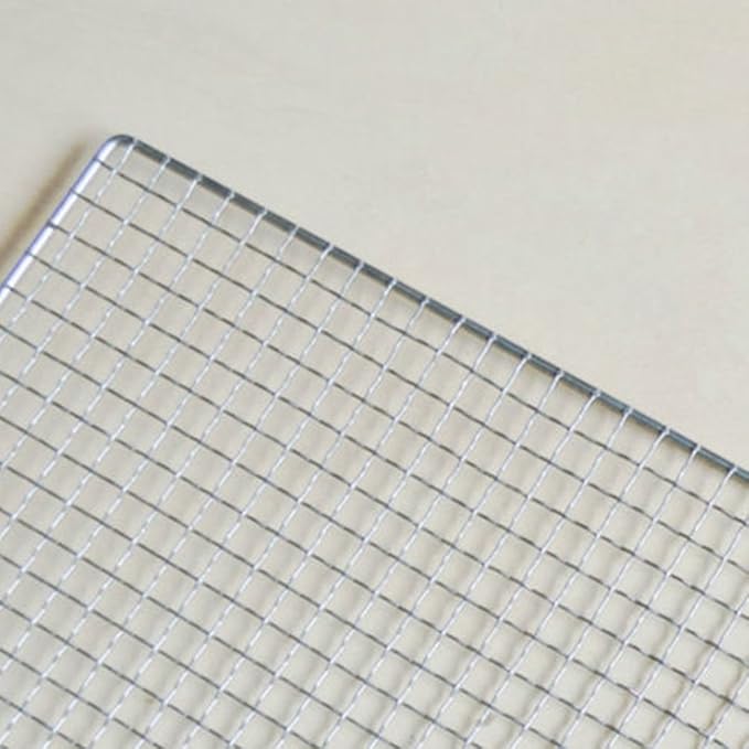 Stainless Steel BBQ Grill Grates Replacement, Mesh Wire Net, Cooking Rack for Outdoor Camping Barbecue (30x45cm/11.8x17.7in)