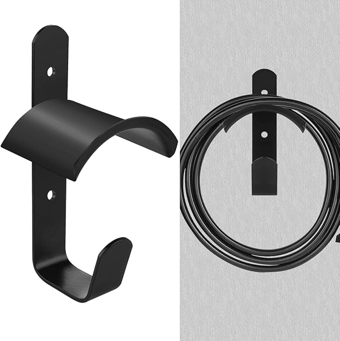 Water Hose Holder, Wall Mount Garden Hose Reel Hanger Holder, Outside Garden Hose Storage Holders organizer for Storage Ropes, Garden and Heavy Tools