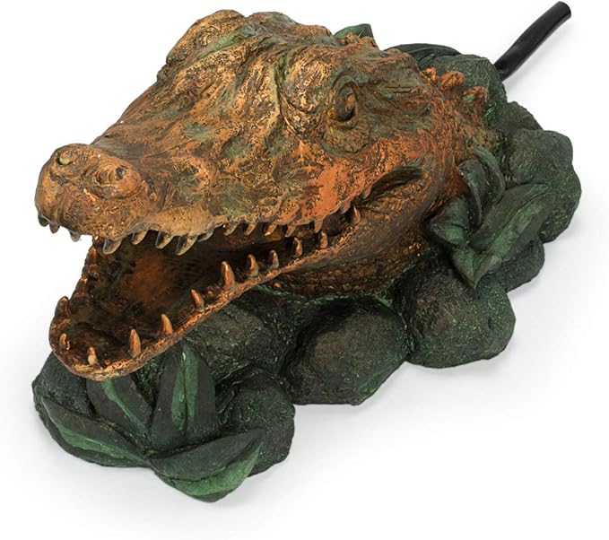 Aquascape Alligator Spitter Fountain for Ponds and Water Gardens | 78302