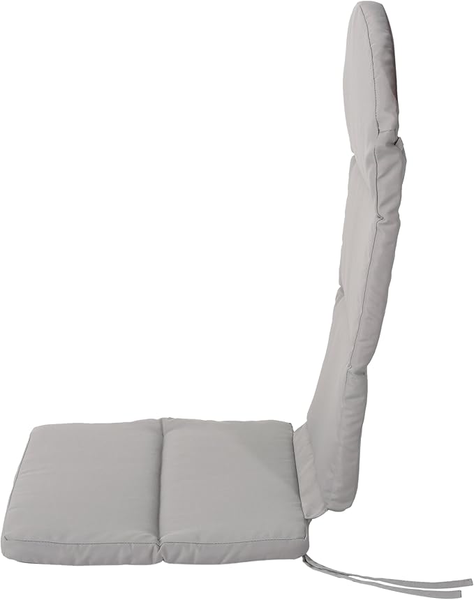 Christopher Knight Home Terry Outdoor Water-Resistant Adirondack Chair Cushions (Set of 2), Gray, 2 Count (Pack of 1), Grey