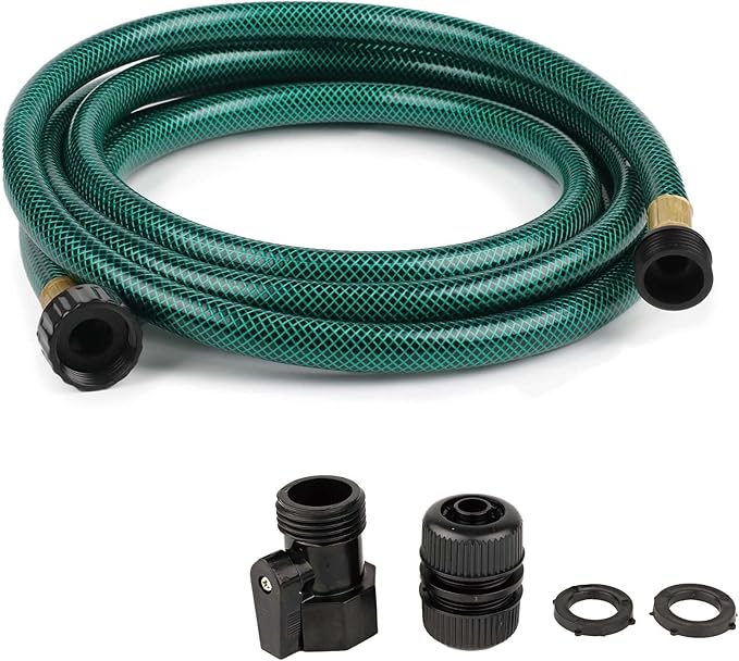 Garden Hose Leakproof for Gardener: 1/2” PVC Water Hoses with GHT Fittings - 10 FT No Kink and Flexible for Outdoor Watering