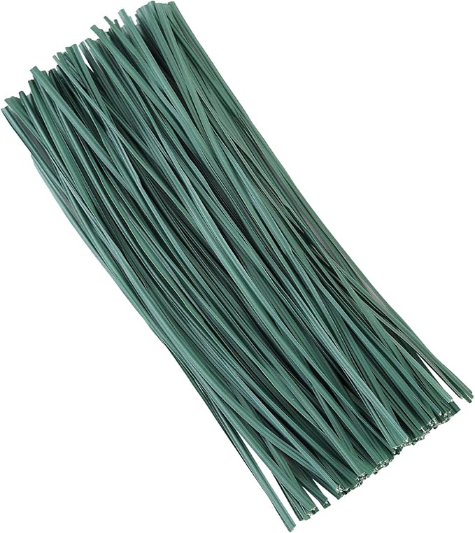 Tangyinrd 300 Pcs 6 inch Blackish Green Plastic Twist Ties, Cable Ties, for Bags, Gardening Tools