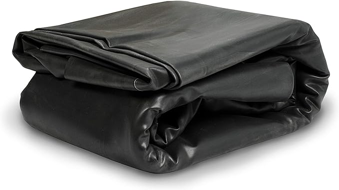 Aquascape PRO Grade 45 MIL EPDM Fish-Safe Pond and Fountain Liner, 20-ft x 15-ft, 300 sq ft, Black