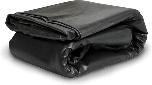 Aquascape PRO Grade 45 MIL EPDM Fish-Safe Pond and Fountain Liner, 8-ft x 10-ft, 80 sq ft, Black