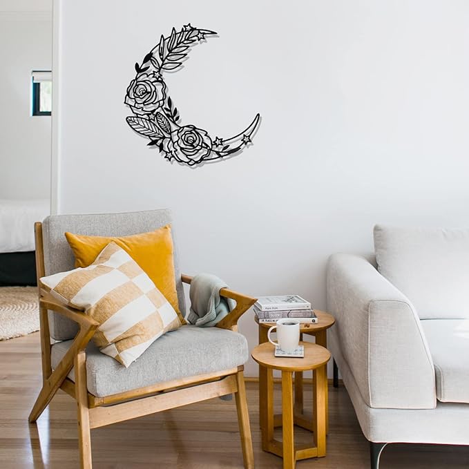 EZ4ENCE Decoration Wall Art Boho Wall Home Decor Hanging Appearance Wall Decor Metal Wall Hanging Decor
