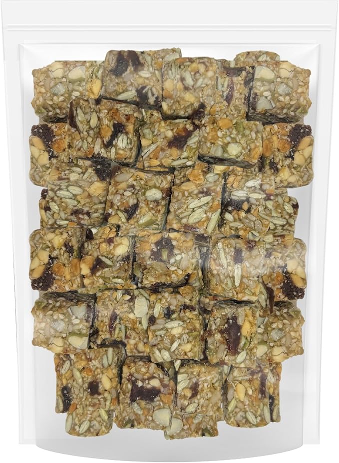Exotic Nutrition Squirrel Beneficial Blocks - Healthy & Unique Supplemental Food with Nuts & Seeds, 10 oz